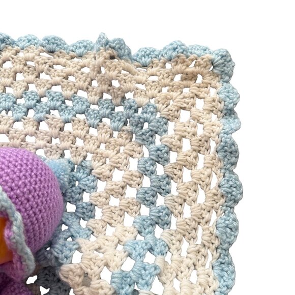 Vintage Handmade Crochet Baby Doll With Blanket - Picture 3 of 4